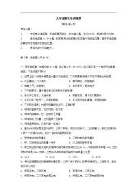 2015深圳南山九年级上学期物理试题