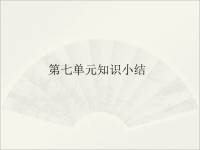 小学语文部编版五年级下册第七单元知识点复习课件2