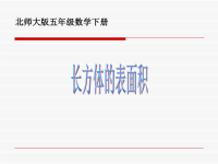 北师大版五年级下册数学《长方体的表面积》PPT课件 (17)