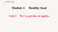 外研版七年级英语上册复习课件Module 4 Healthy food