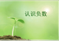 五年级上册数学课件-1 认识负数 丨苏教版 (共11张PPT)