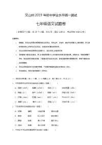 云南省文山州2018-2019学年七年级下期期末测试语文试题（A卷）