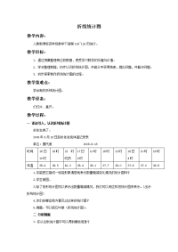人教版四年级下册折线统计图教案1
