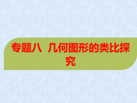 中考数学复习专题八几何图形的类比探究