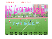 人教版七年级英语上册Unit5Doyouhaveasoccerball