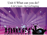 人教版小学英语五年级上册Unit4whatcanyoudoAletslearn