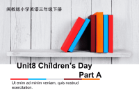 福清市小学英语闽教三年级下册UnitPartA