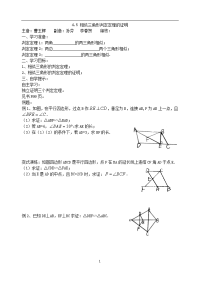 相似三角形判定定理的证明学案1