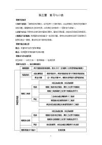 第三章：图形的相似复习与小结