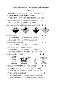 2010年河南中考化学试题及答案