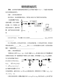 中考化学专题揭秘：钢铁锈蚀
