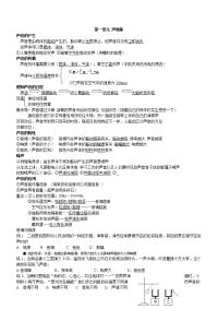 中考物理复习专题一声学光学教师版带答案