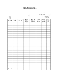 间接人员奖金核定表 (2)