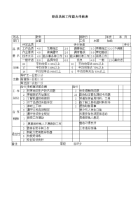 职员具体工作能力考核表 (2)