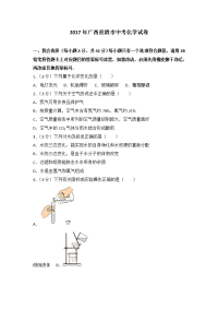 广西贵港市中考化学试卷及解析