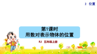 人教版五年级数学上册第二单元第1课时  用数对表示物体的位置（授课课件）