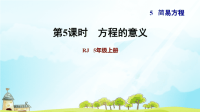 第5课时  方程的意义（习题课件）