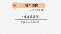 青岛版五年级数学上册折线统计图优质课件
