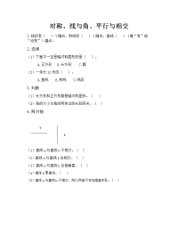 对称、平行与相交