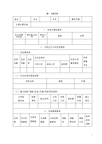 公司点检月报