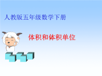 五年级数学下册课件-3  体积和体积单位-人教版 (5)