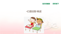 四年级下语文课件人教统编版四年级语文下 第一单元口语交际 转述  课件_人教版（2016部编版）