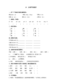 四年级下语文一课一练人教部编版一课一练25《宝葫芦的秘密》同步练习题(含答案)