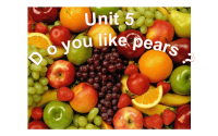 三年级英语下册课件-Unit 5  Do you like pears ？  -人教PEP版(共15张PPT)