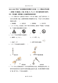 2019-2020学年广东省珠海市香洲区九年级（上）期末化学试卷