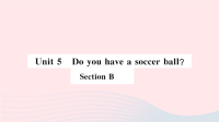 安徽省初中英语七年级上册Unit5DoyouhaveasoccerballSectionB小册子课件 人教新目标版
