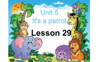 三年级下册英语课件-Unit5 It’s a parrot