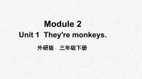 外研版三年级下册英语Module 2 Unit 1教学课件