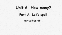 pep人教版英语三年级下册Unit 6 Part A 第3课时优质课件