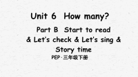 pep人教版英语三年级下册Unit 6 Part B 第6课时优质课件