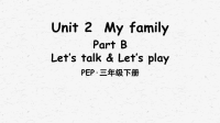 pep人教版英语三年级下册Unit 2 Part B 第4课时优质课件
