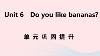 江西省初中英语七年级上册Unit6Doyoulikebananas单元巩固提升课件 人教新目标版