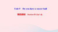 七年级英语上册Unit5Doyouhaveasoccerball第四课时SectionB1a1d作业课件新版人教新目标版