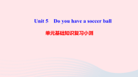 七年级英语上册Unit5Doyouhaveasoccerball单元基础知识复习小测课件新版人教新目标版