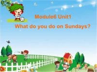 Module6-Unit1 What do you do on Sundays