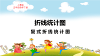 人教版五年级数学下册第7单元复式折线统计图教学课件