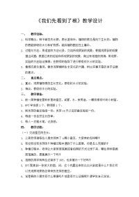 教科版三年级下册科学《我们先看到了根》教案 (9)