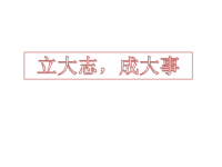班主任资料：小学班会立志成才