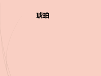 人教部编版小学四年级下册语文5 琥珀 预习课件