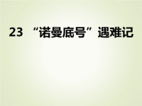 人教部编版小学四年级下册语文课后作业课件23 “诺曼底号”遇难记