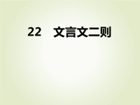 人教部编版小学四年级下册语文课后作业课件22 文言文二则