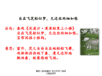 人教部编版小学五年级下册语文课件链接2：自在飞花轻似梦，无边丝雨细如愁