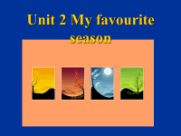 人教版PEP小学五年级下册英语教学课件-Unit 2 My favourite season