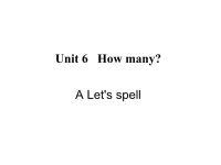 人教版PEP小学三年级下册英语教学课件-Unit 6 A Lets spell