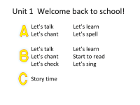 人教版PEP小学三年级下册英语教学课件-Unit 1（全）