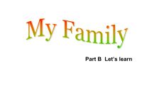 人教版PEP小学三年级下册英语教学课件-Unit 2 B Lets learn&Lets chant